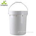 Plastic Pail 20 Liter paint black plastic screw top pail Factory